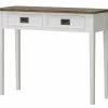 Sivupöytä Kingston, Valkoinen/harmaa