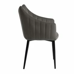 Samettituoli Olivia, Harmaa -Kodin Sisustus Verkoop 77710 03