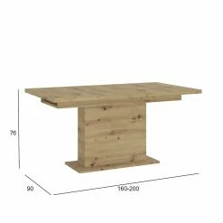 Jatkettava Ruokapöytä Urban, 160 Cm -Kodin Sisustus Verkoop 77929 01