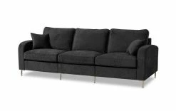Sohva Parma, 3-ist. -Kodin Sisustus Verkoop Bolero musta