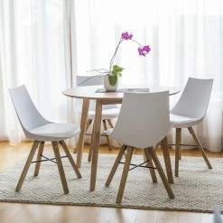 Ruokatuolit Seiko, Valkoinen -Kodin Sisustus Verkoop K37021 02