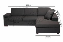 Mango Avokulmasohva -Kodin Sisustus Verkoop Mangoavokulma mitat