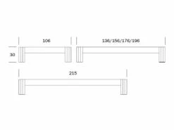 Sänky Mori, Eri Kokoja -Kodin Sisustus Verkoop Mori s nky20mitat