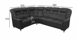 Austin Kulmasohva, Nahka -Kodin Sisustus Verkoop austin kulmasohva mitat