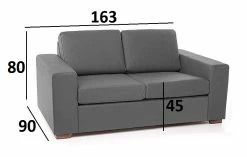 Nahkasohva Chicago, 2-ist. -Kodin Sisustus Verkoop chicago2mitat