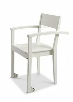 Joki-tuoli Käsinojilla Ja Pyörillä, Työntökahvat