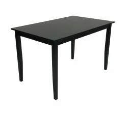 Ruokapöytä Kuura 120x75 Cm, Musta -Kodin Sisustus Verkoop kuura120 musta 2