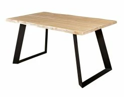 Lana Ruokapöytä, 150x89 Cm -Kodin Sisustus Verkoop lana150mustatmetallijalat