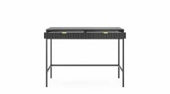 Kirjoituspöytä Latte, 2 Värivaihtoehtoa -Kodin Sisustus Verkoop latte kirjoituspoyta musta edesta auki