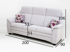 Soul Leposohva, 3-ist -Kodin Sisustus Verkoop monacols3mitat