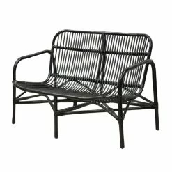 Rottinkisohva Olivia, Musta