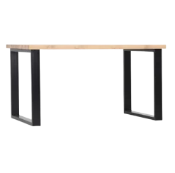 Lankkupöytä Seela 140x80 Cm, Antiikkiruskea/musta -Kodin Sisustus Verkoop seela pty140 1