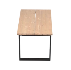 Lankkupöytä Seela 140x80 Cm, Antiikkiruskea/musta -Kodin Sisustus Verkoop seela pty140 3