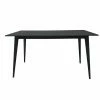 Ruokapöytä Stone 140x80 Cm, MUSTA -Kodin Sisustus Verkoop stone musta3
