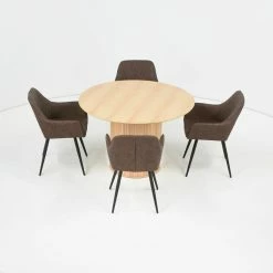 Ruokailuryhmä Verso, 1+4 -Kodin Sisustus Verkoop verso ruokap yt blake tuoli ruskea 3